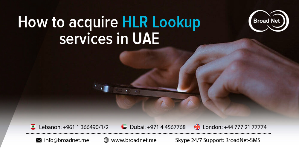 How to acquire HLR Lookup services in UAE